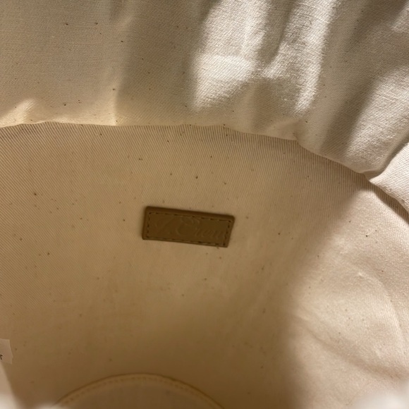 J. Crew Sedona Leather Basket Bag in Beige - Picture 6 of 10